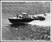 Navy speedboat